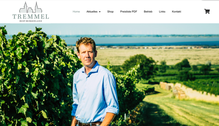 Weinbau Tremmel Website